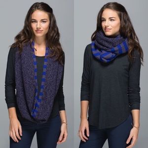 Lululemon BLISSED OUT Circle Scarf Stripe Infinity